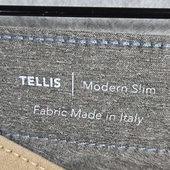 AG ADRIANO GOLDSCHMIED Tan The Tellis Modern Slim Italian Jeans sz 34x34 28" Ins - Picture 4 of 12